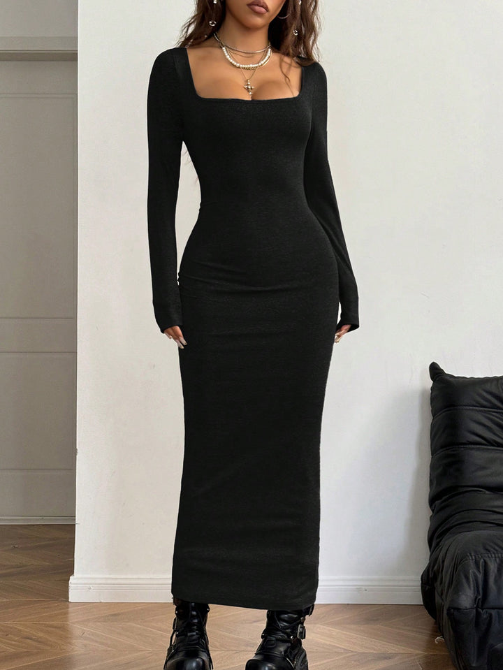 Rochie maxi SHEIN, negru