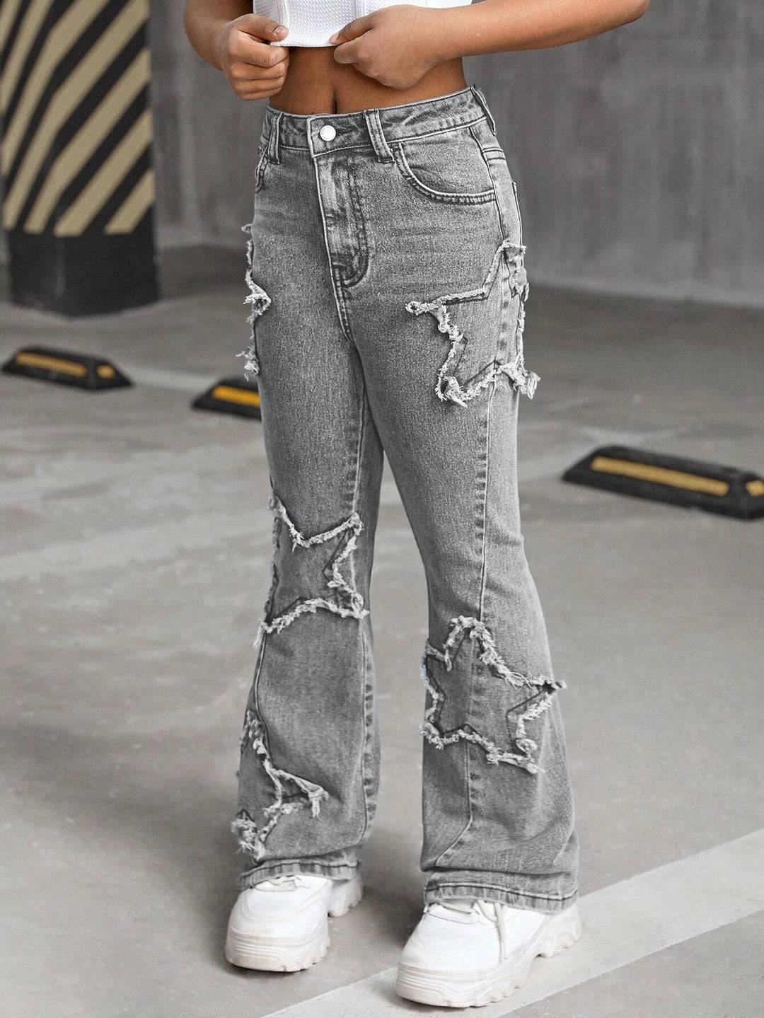 Jeans SHEIN, gri