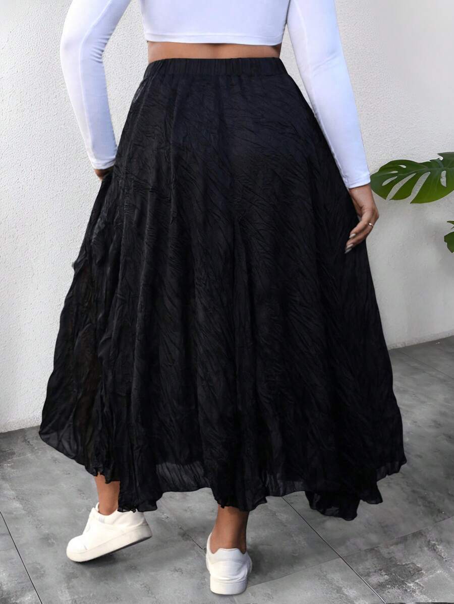Fustă maxi SHEIN, negru