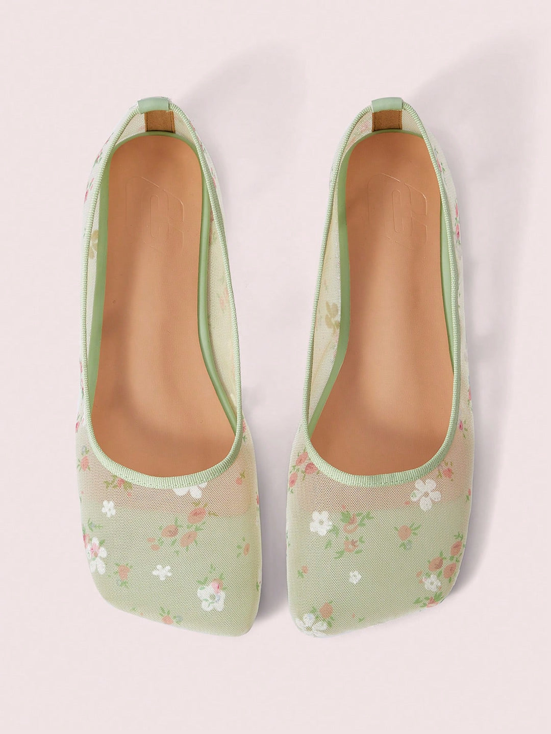 Balerini SHEIN, verde