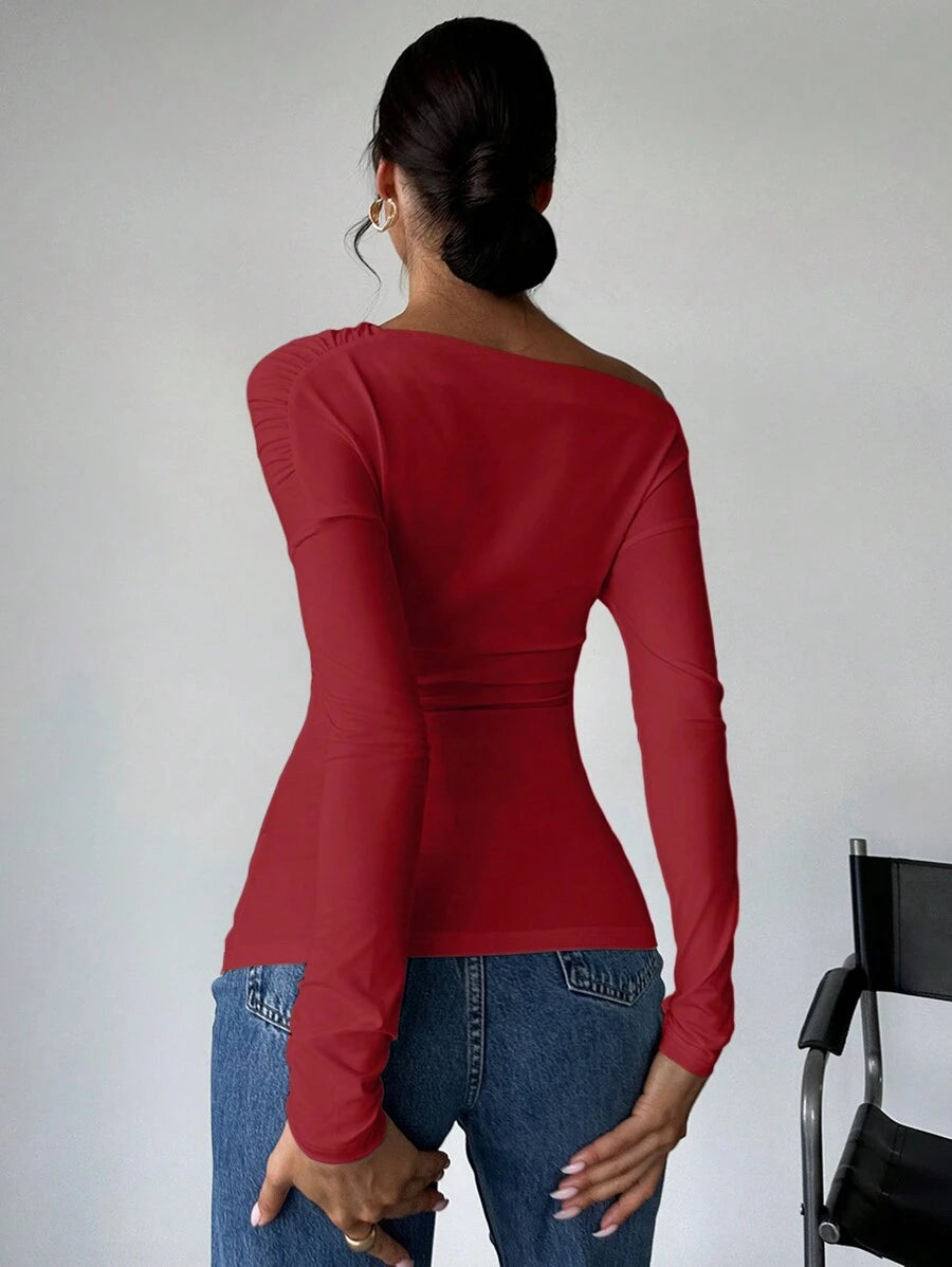 SHEIN blúz, piros
