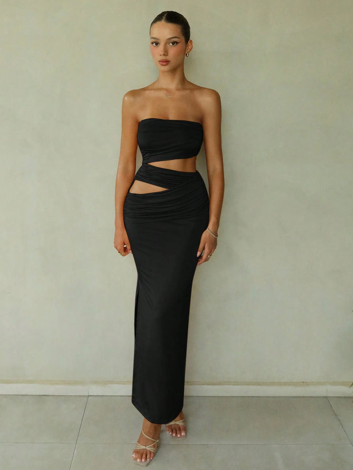 SHEIN Maxi ruha, fekete