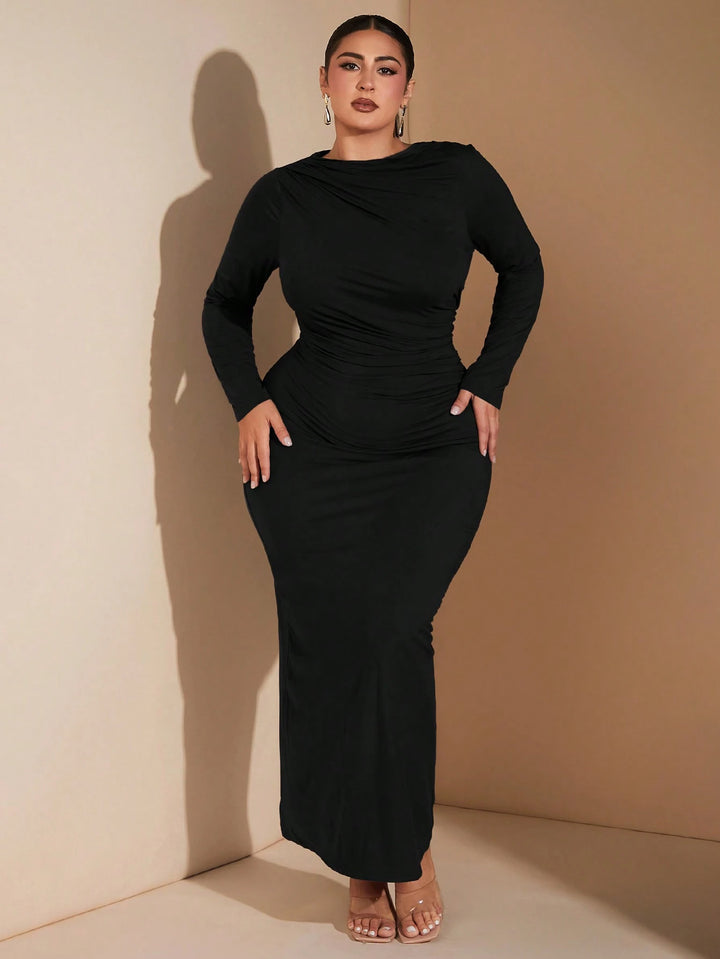 Rochie maxi SHEIN, negru