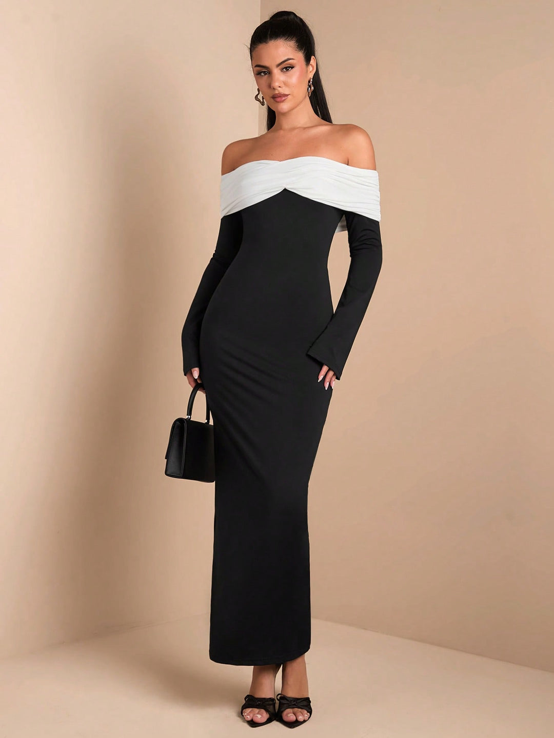 Rochie maxi SHEIN, mix culori