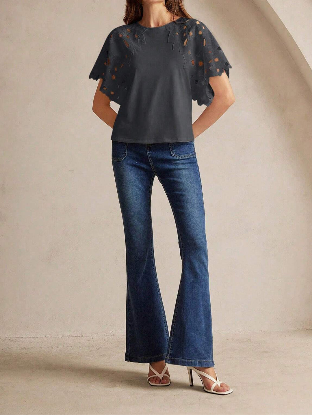 Tricou Shein, gri