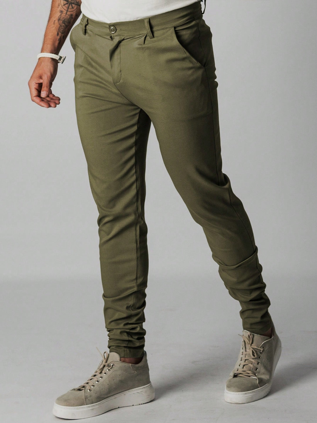 Pantalon SHEIN, verde