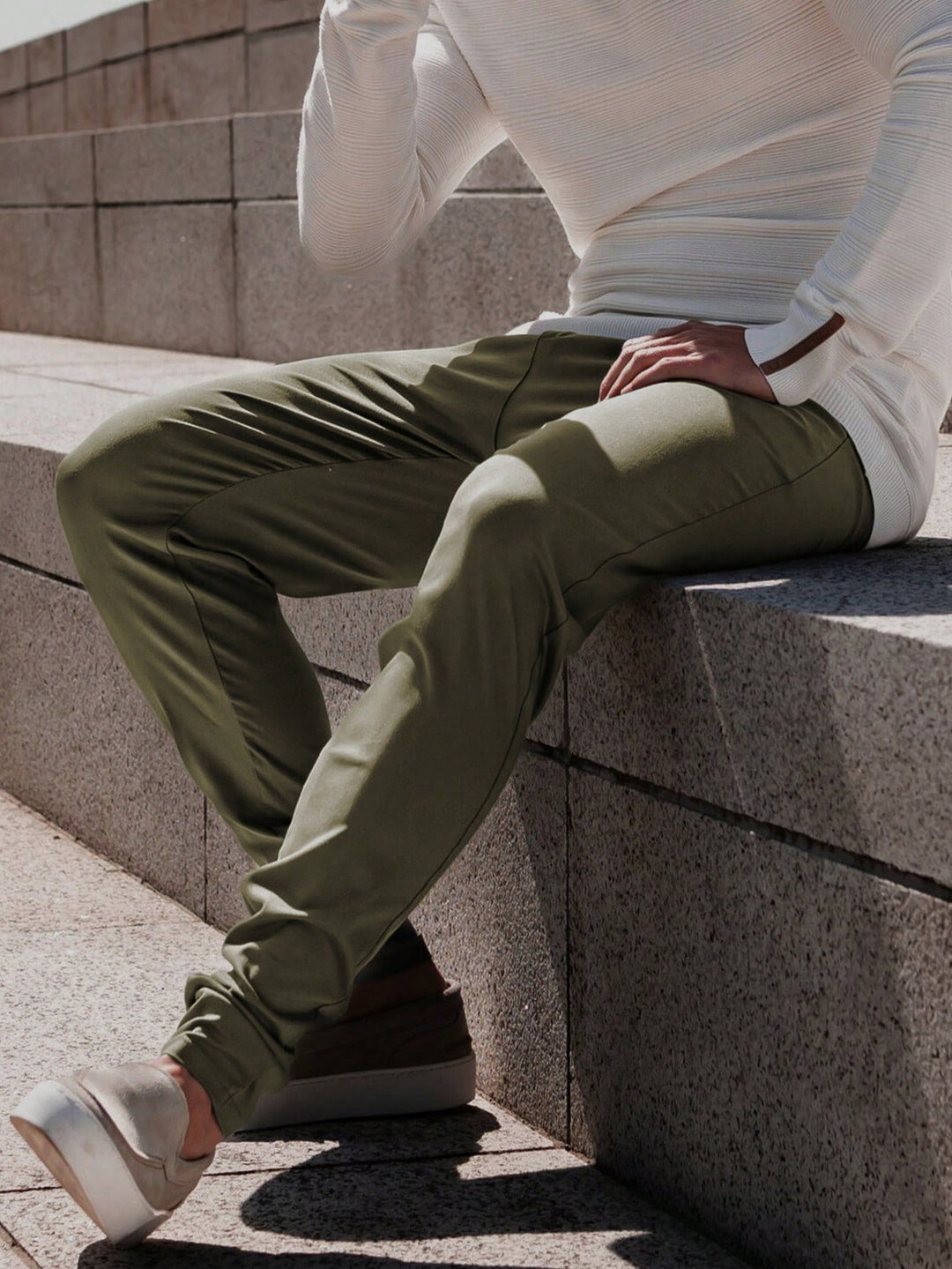 Pantalon SHEIN, verde