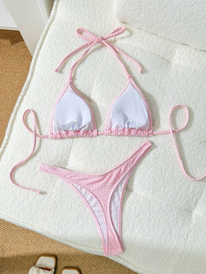 Costum de baie SHEIN, roz