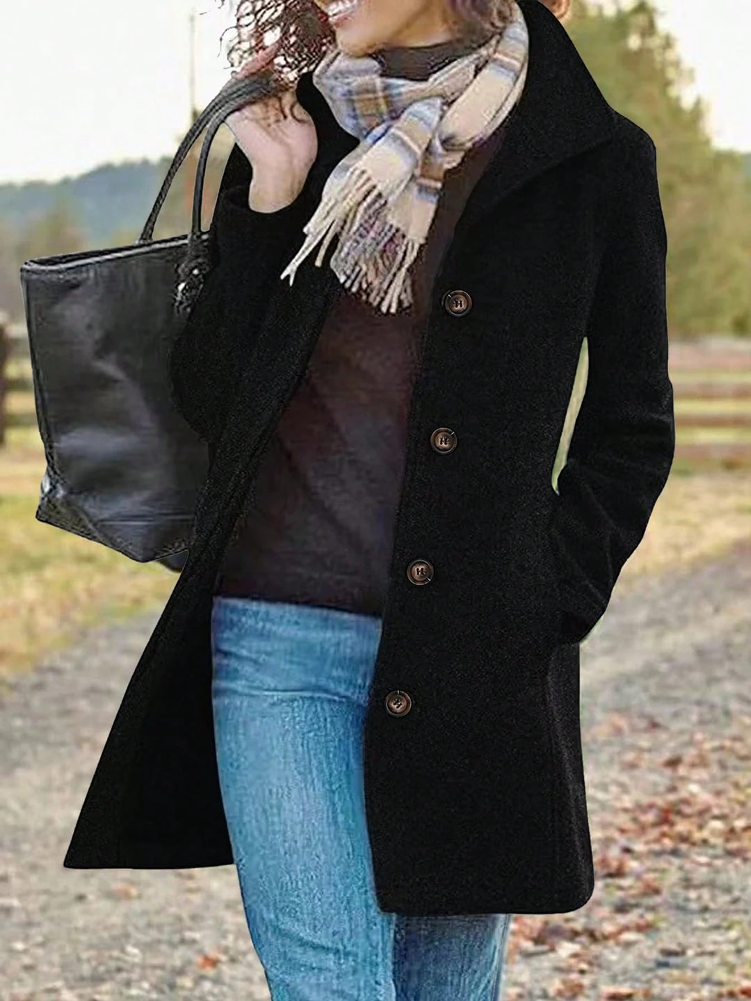 Palton SHEIN, negru