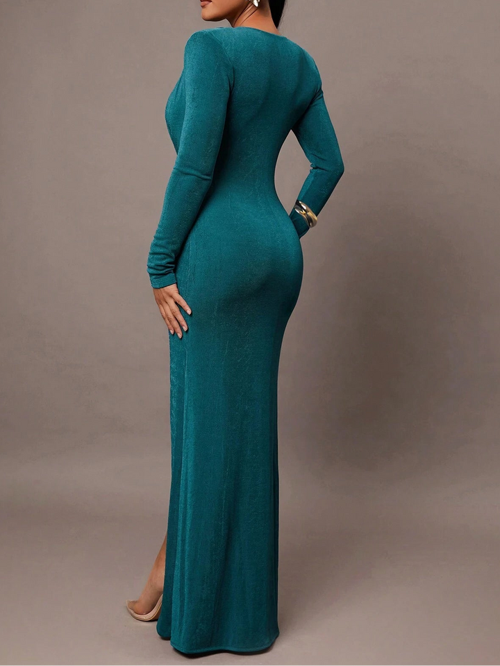 Rochie maxi SHEIN, verde