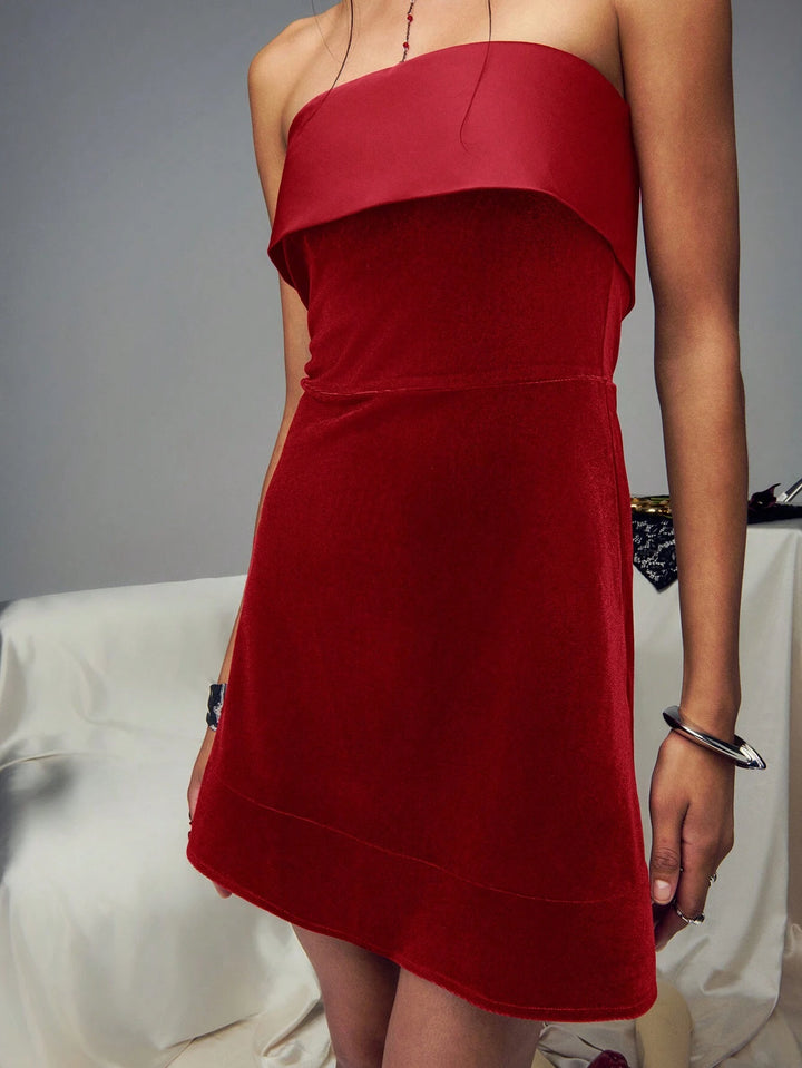 SHEIN mini ruha, piros