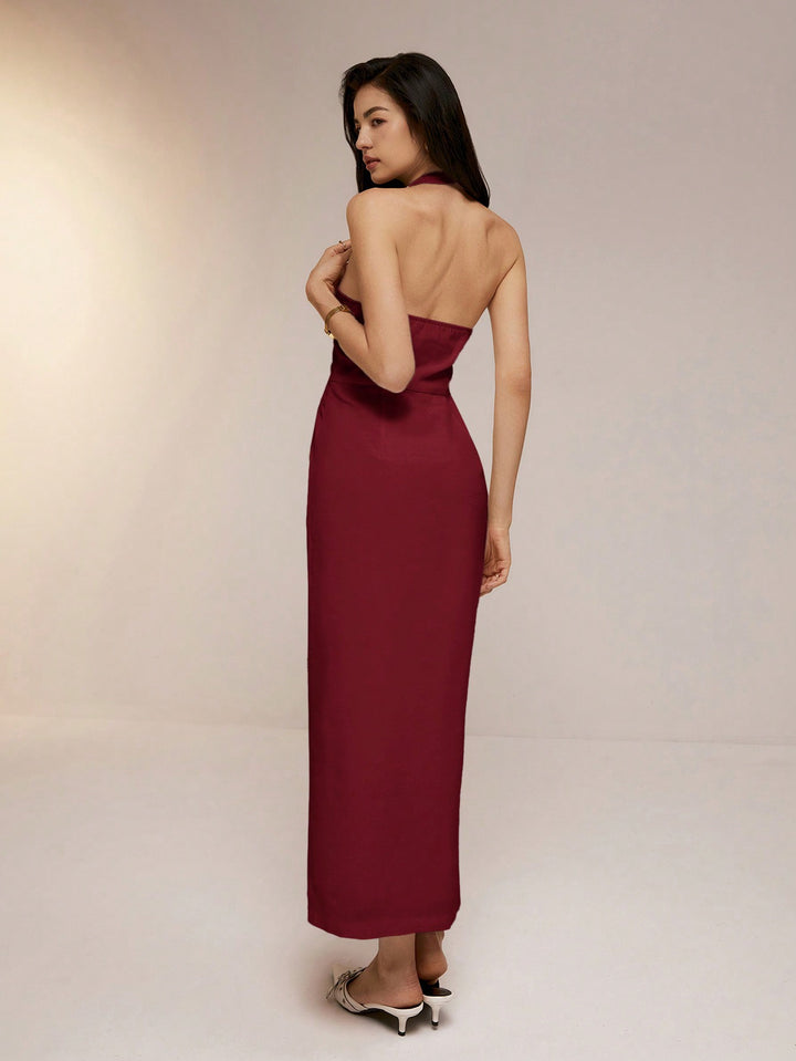 Rochie maxi SHEIN, vișiniu