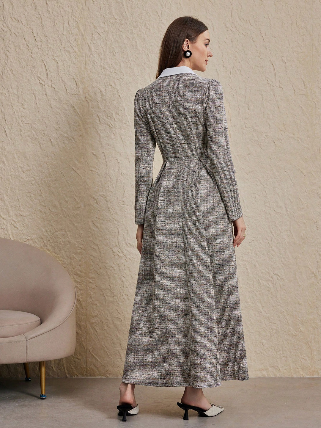 Rochie maxi SHEIN, mix culori