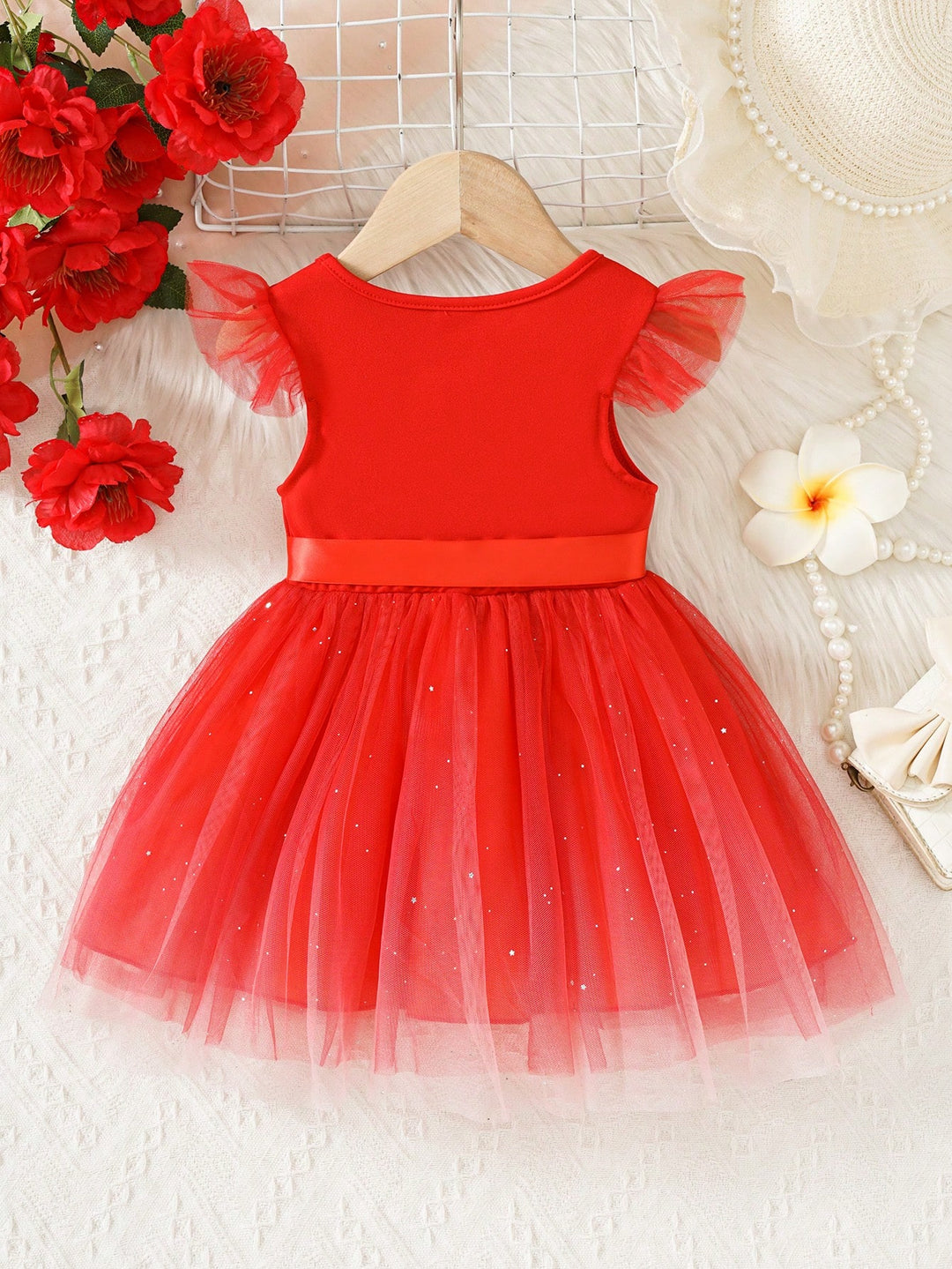 SHEIN dress, red