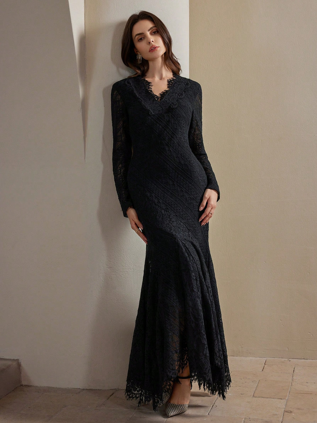 Rochie maxi SHEIN, negru