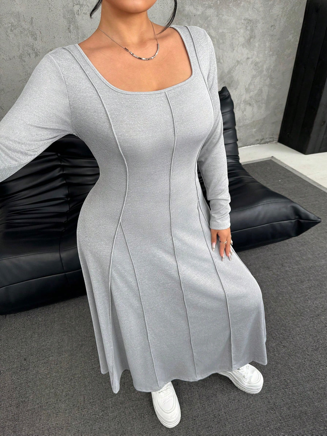 Rochie SHEIN, gri