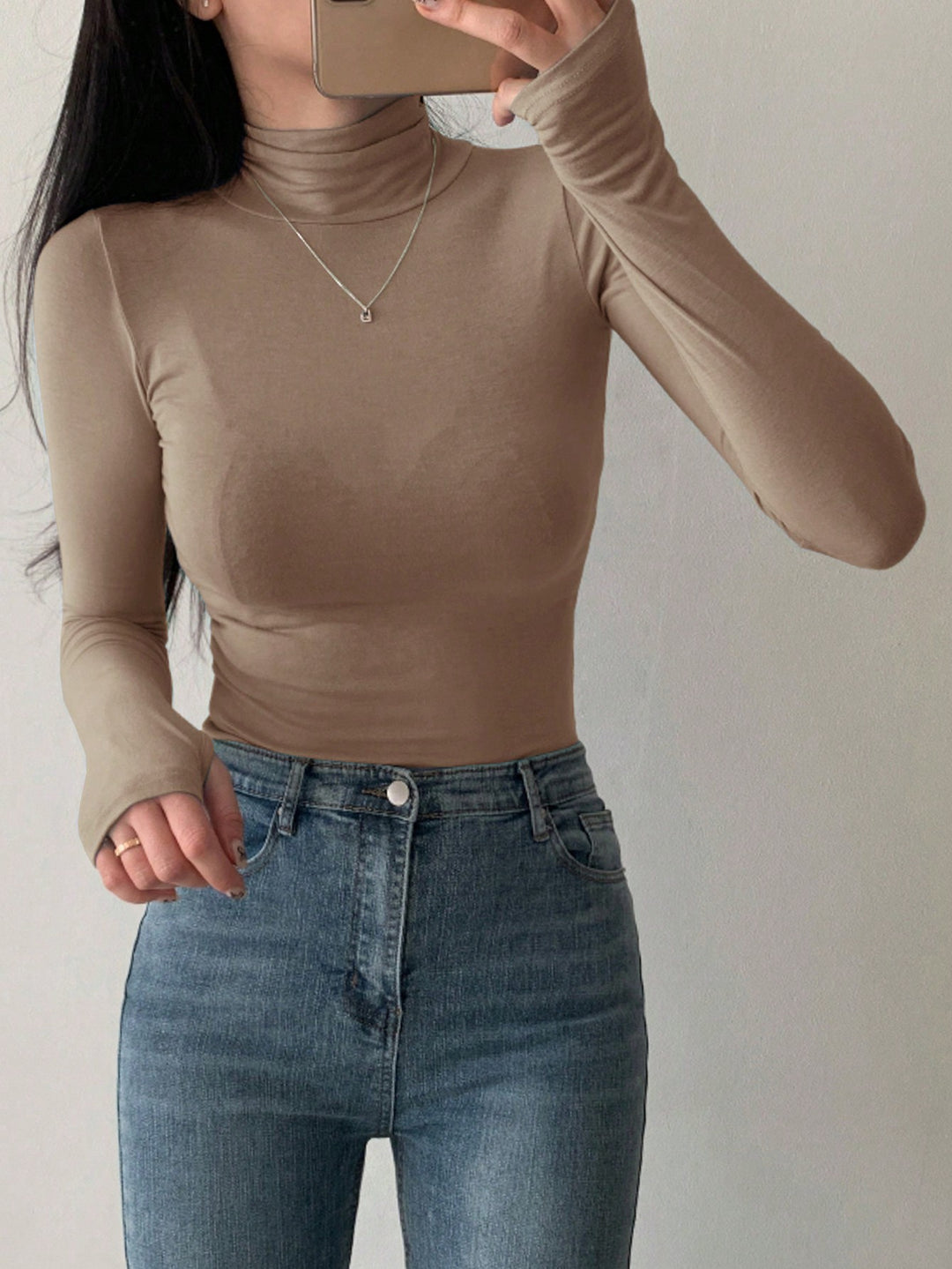 Tricou SHEIN, kaki
