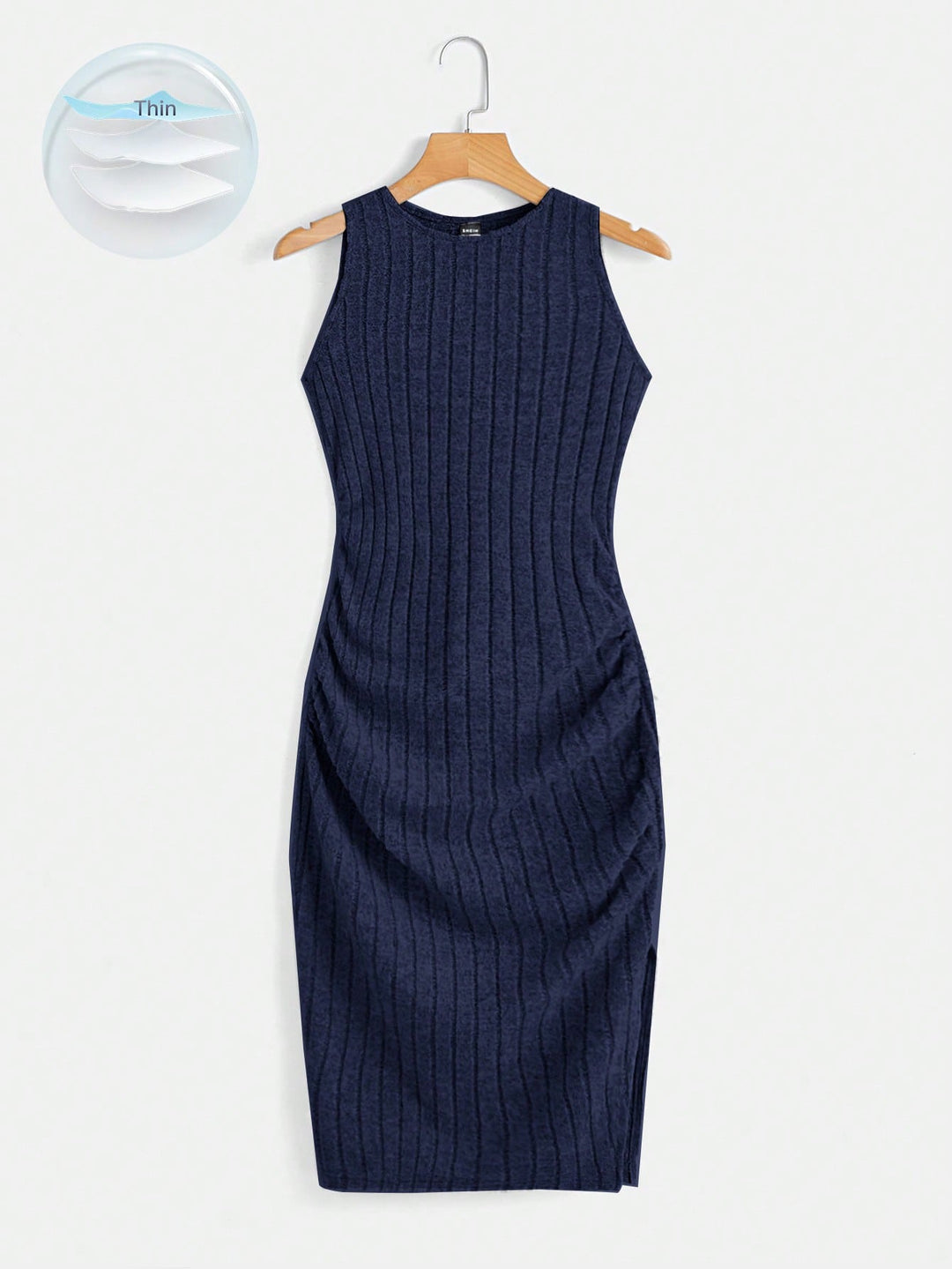 Rochie midi SHEIN, albastru