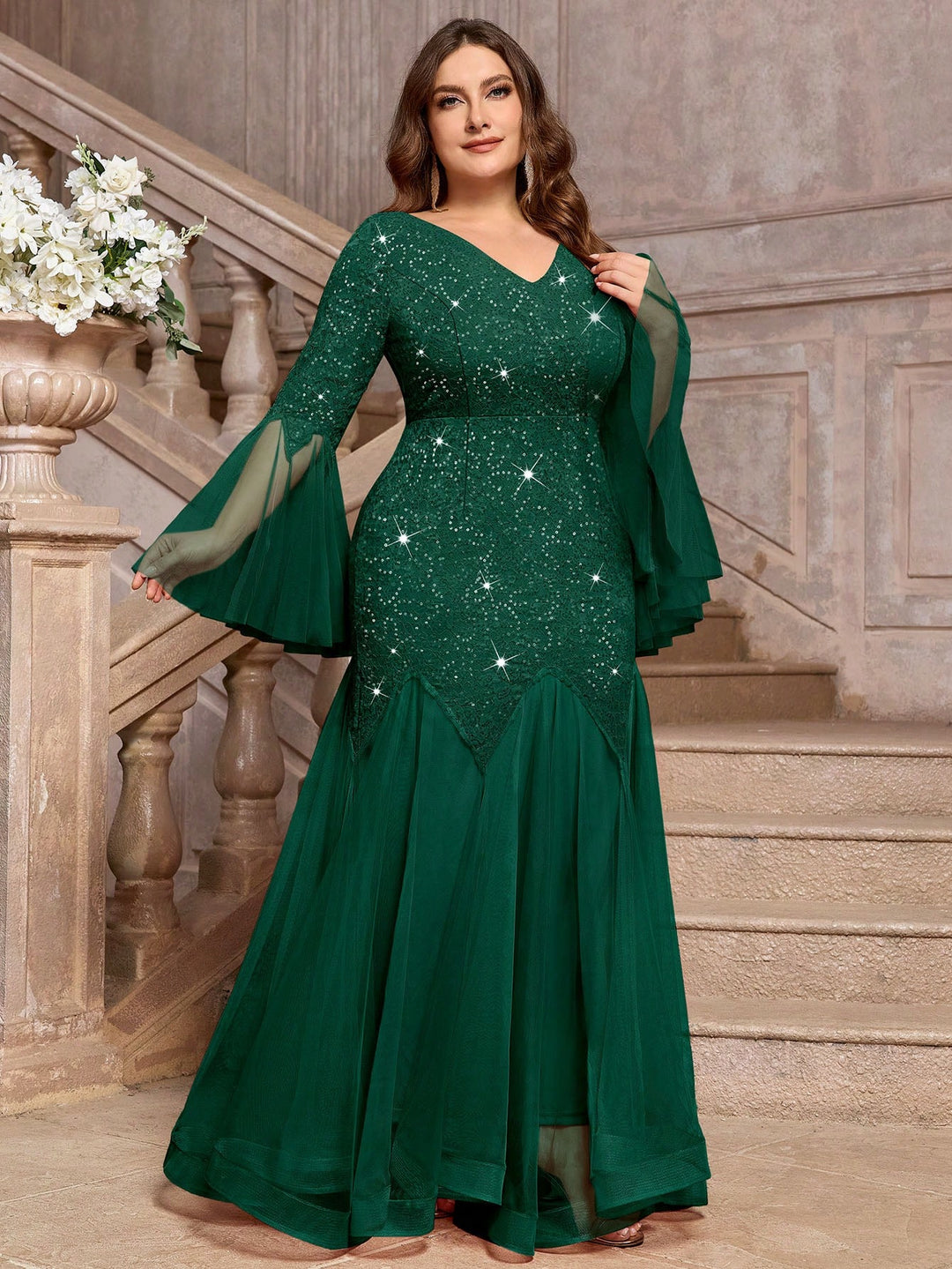 Rochie SHEIN, verde
