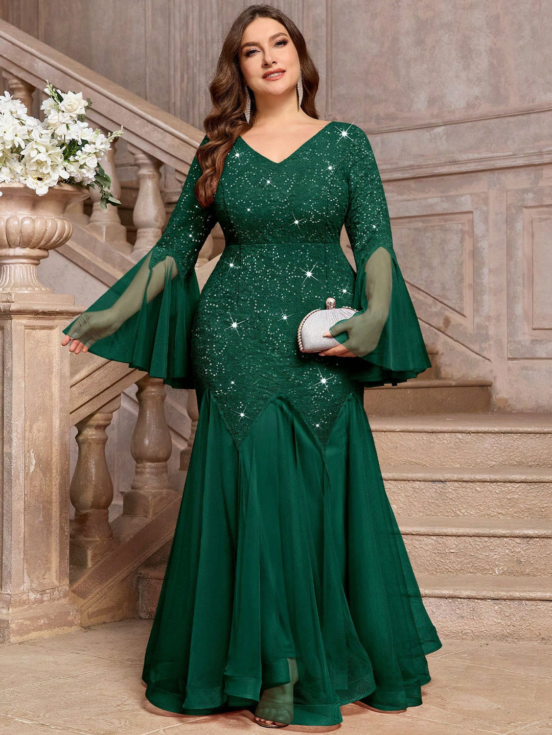 Rochie SHEIN, verde