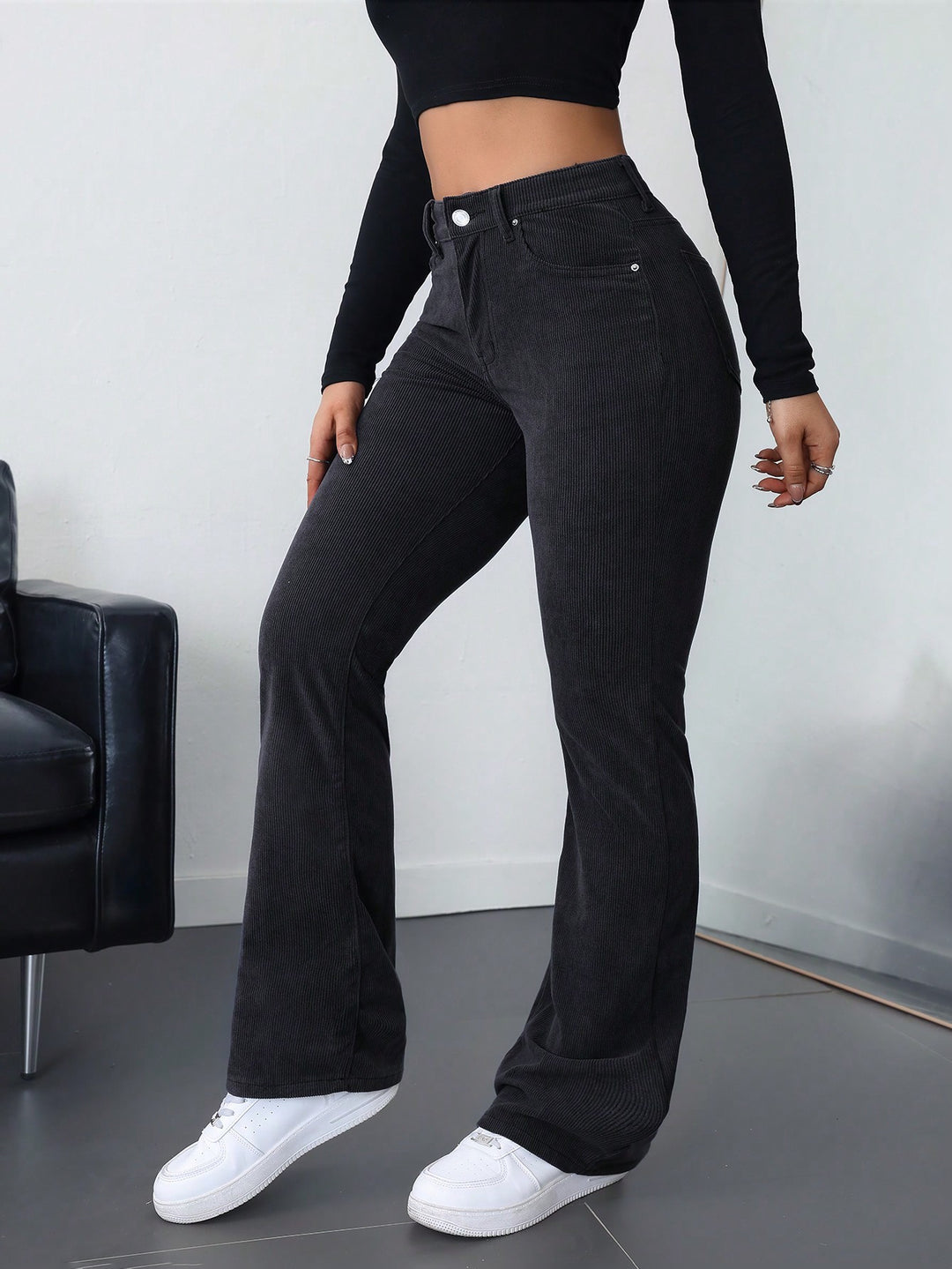 Pantaloni SHEIN, gri
