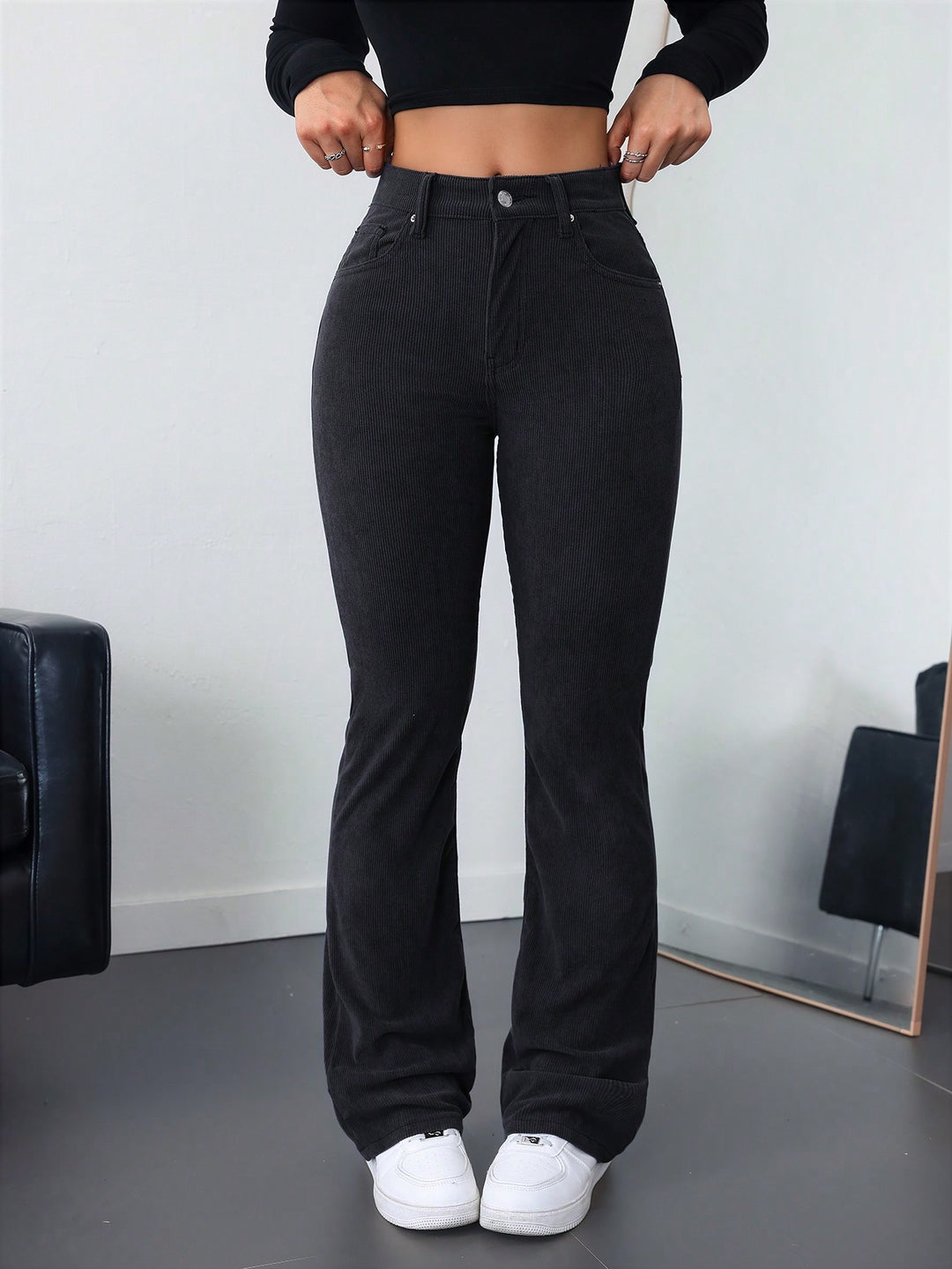 Pantaloni SHEIN, gri