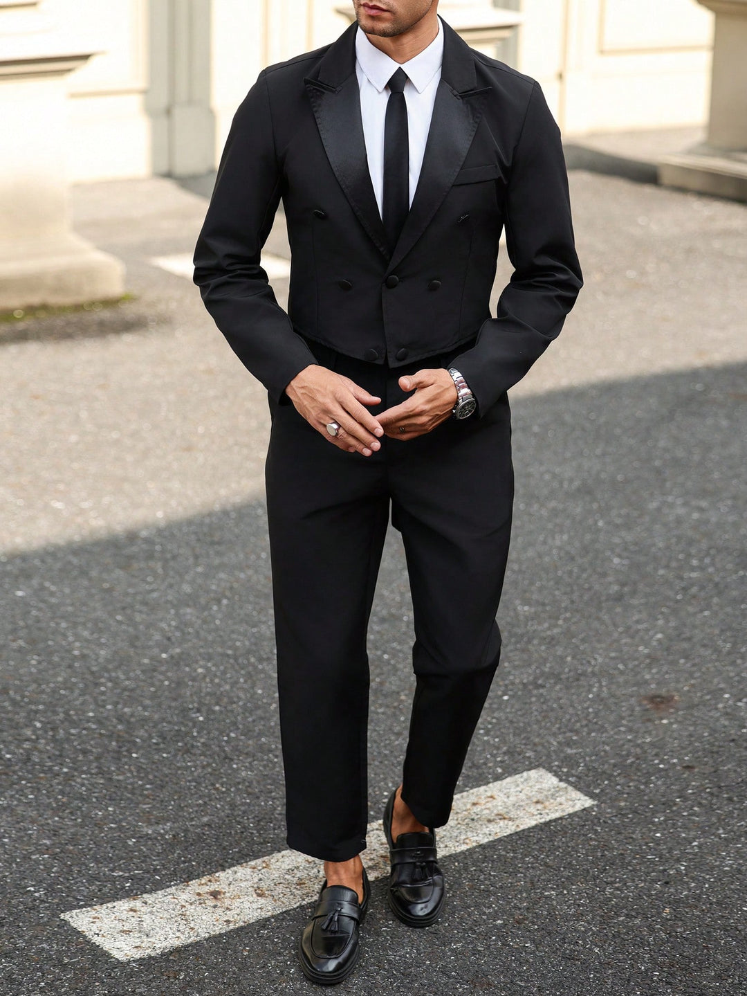 Costum SHEIN, negru