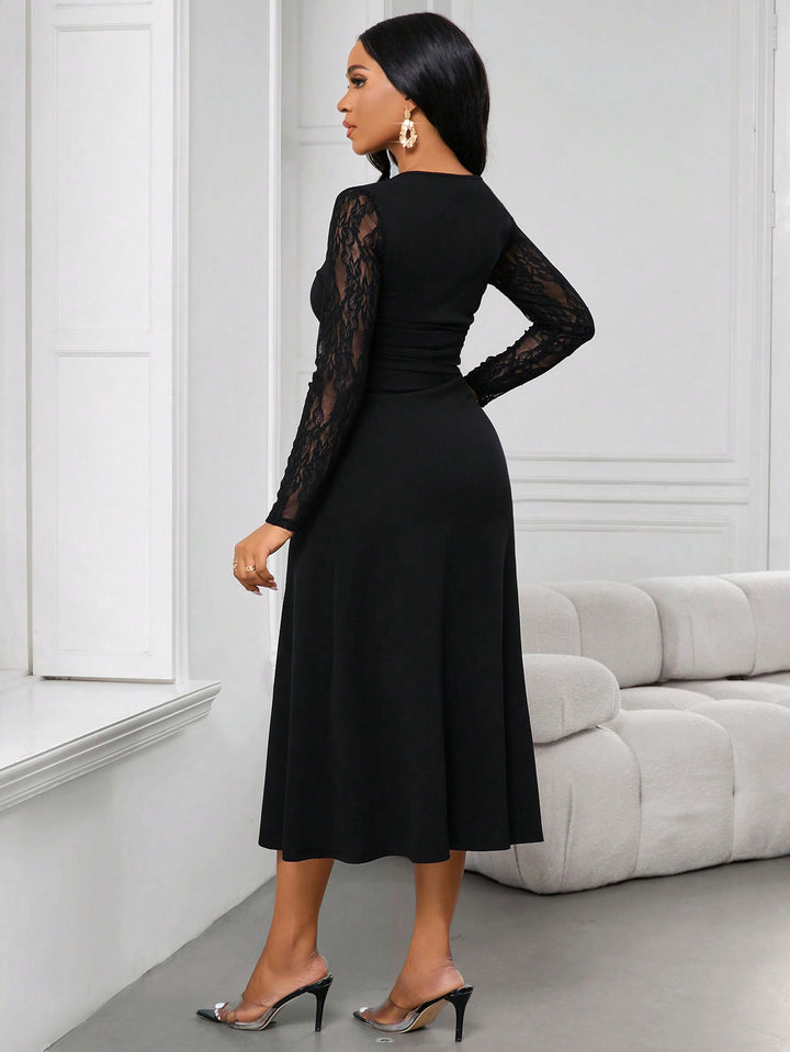 Rochie midi SHEIN, negru