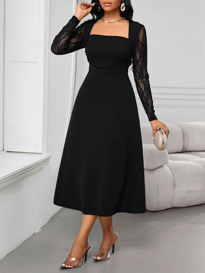 Rochie midi SHEIN, negru