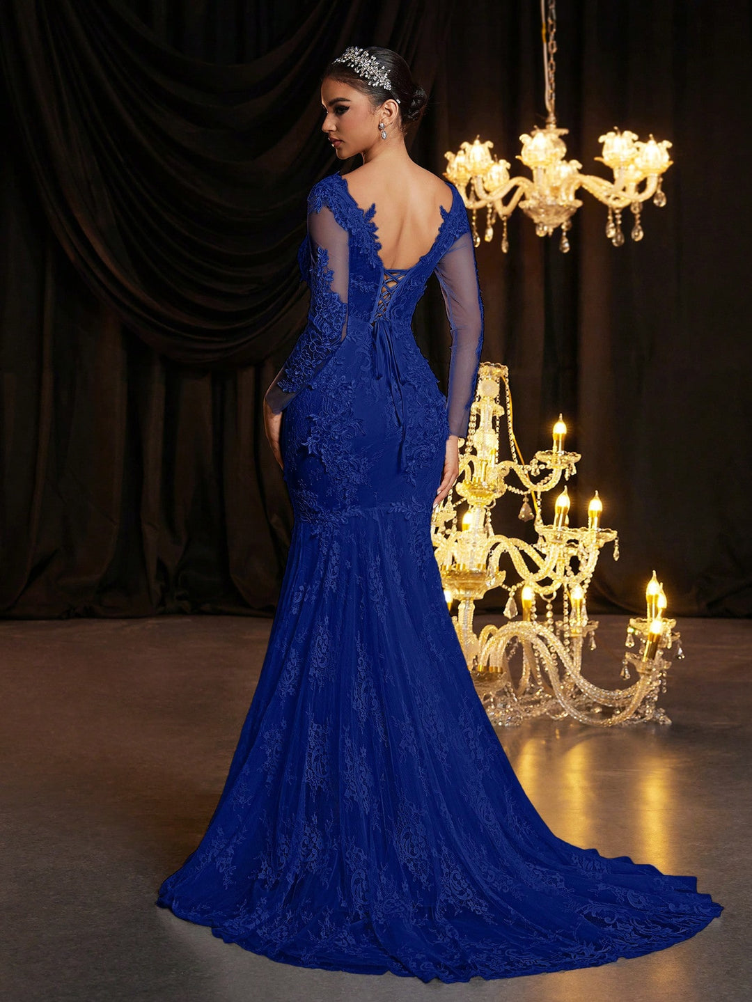 Rochie de mireasă SHEIN, albastru