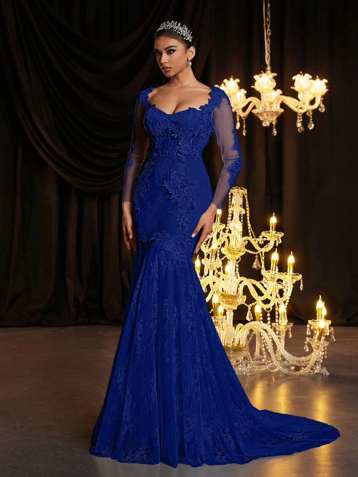 Rochie de mireasă SHEIN, albastru