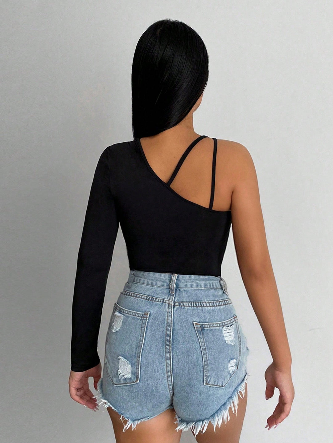Top SHEIN, negru