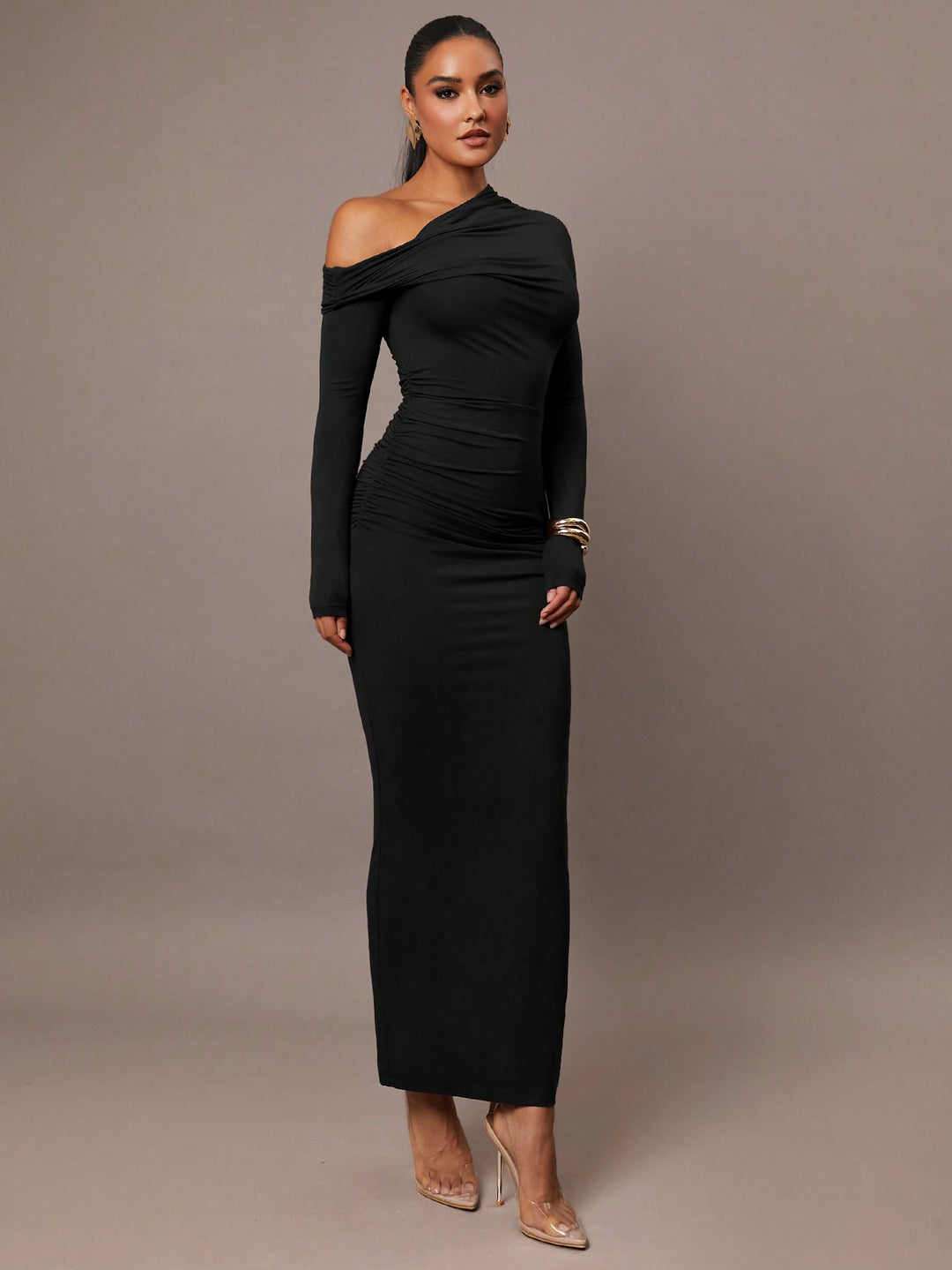 Rochie maxi SHEIN, negru