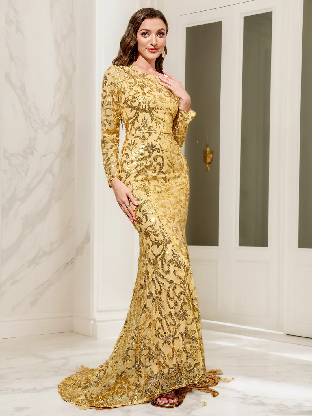 Rochie SHEIN, auriu