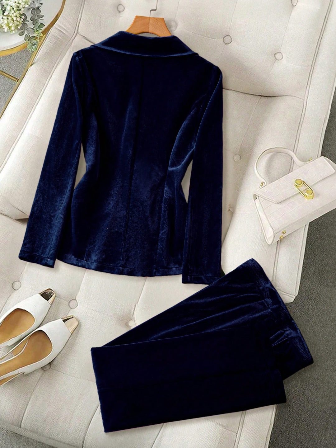 Costum SHEIN, albastru