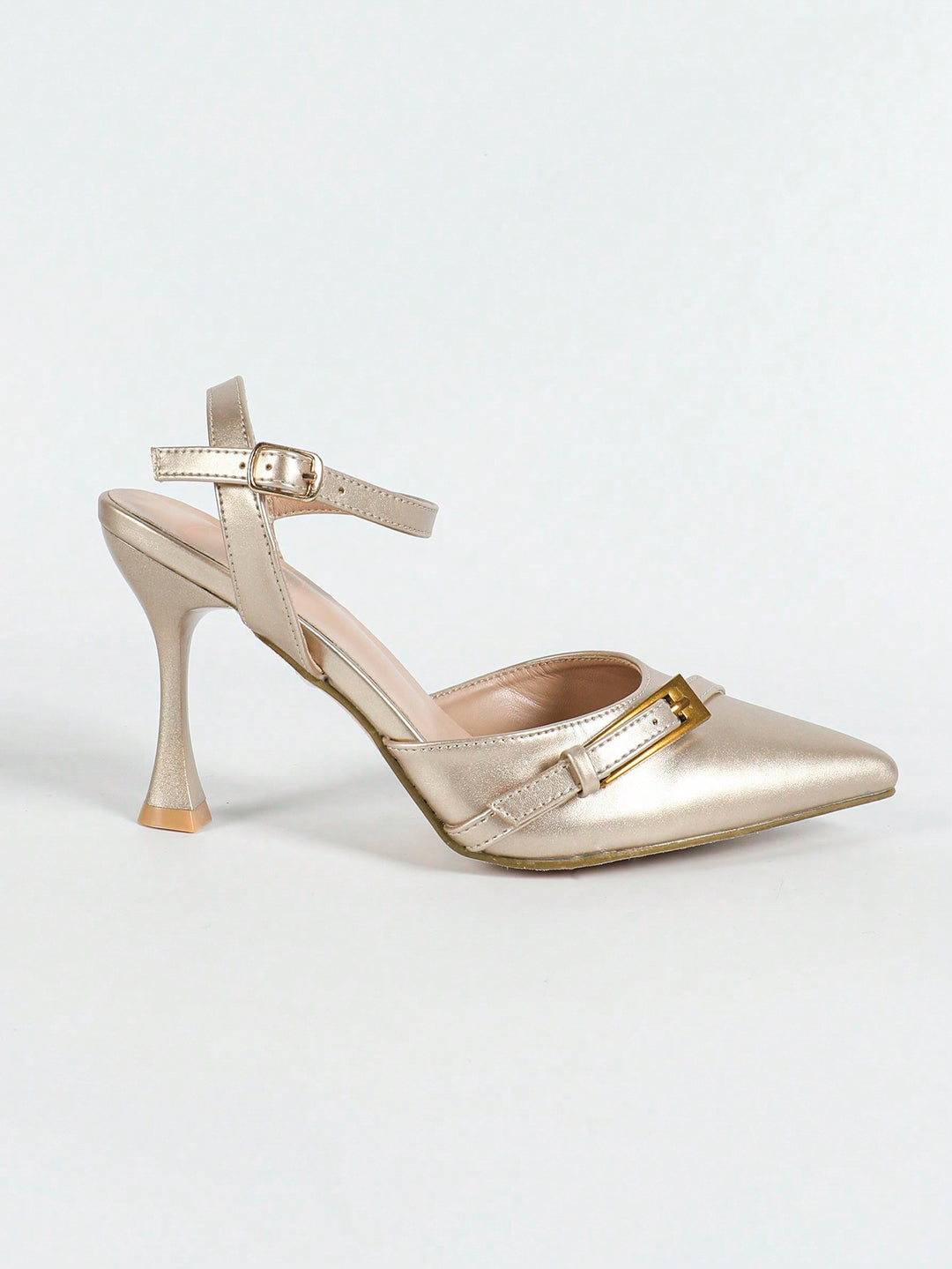 Pantofi cu toc SHEIN, auriu