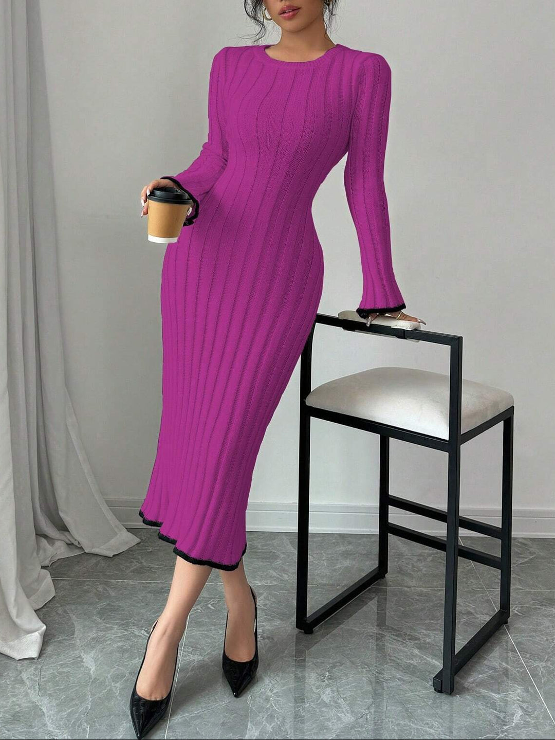 SHEIN Maxi ruha, lila