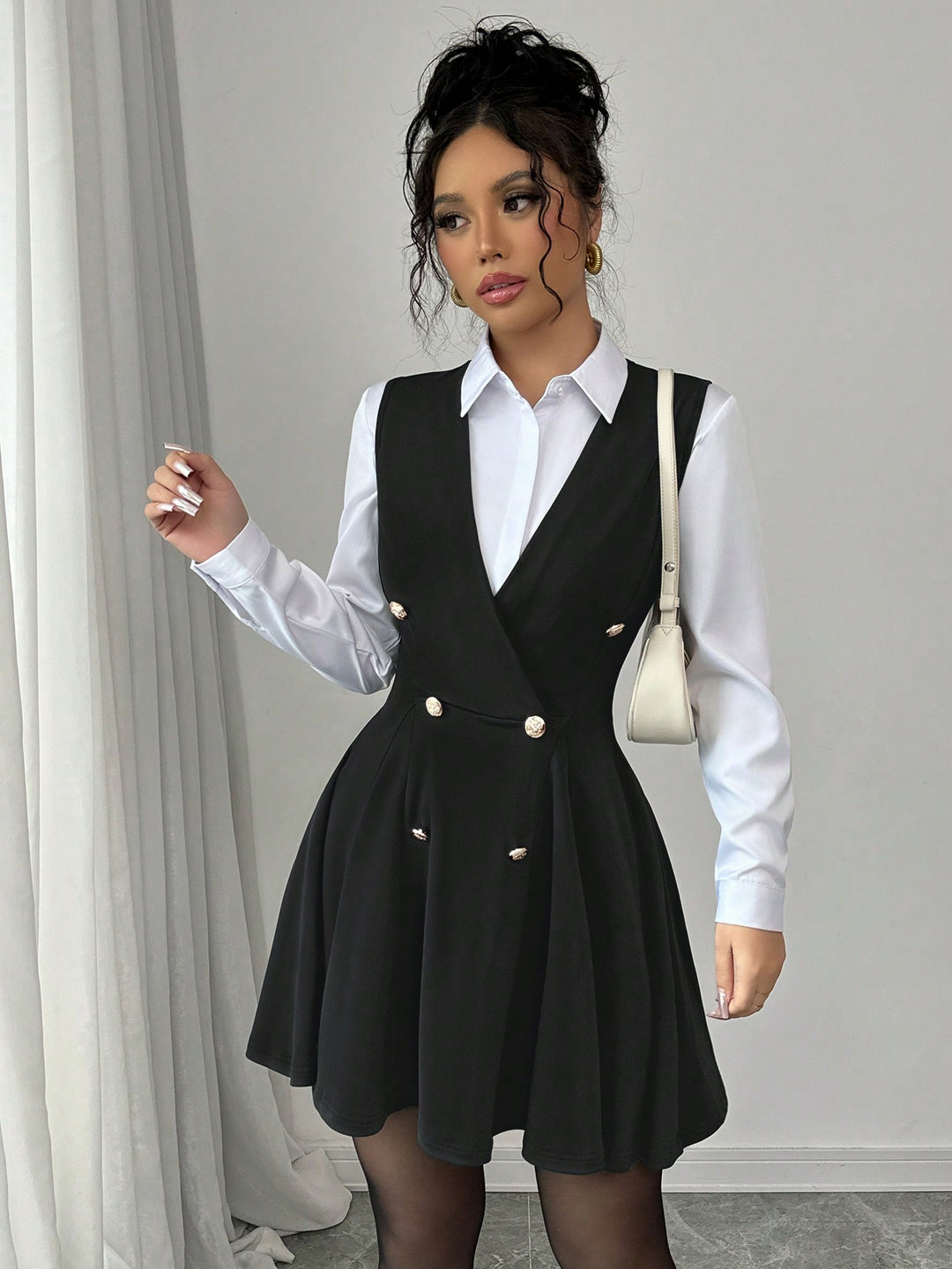 Rochie mini SHEIN, negru