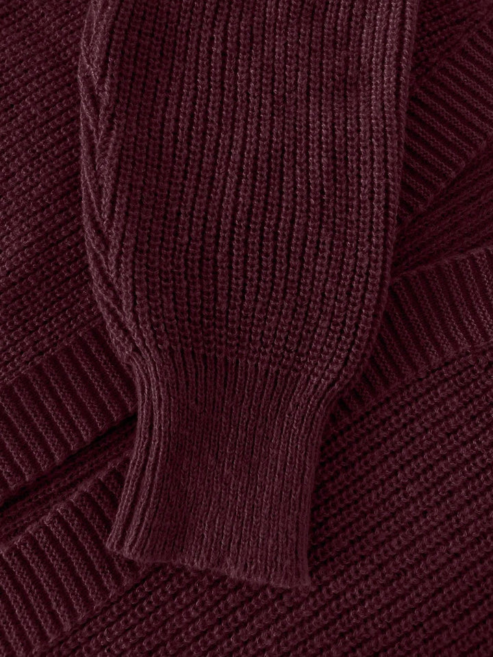 Cardigan SHEIN, vișiniu