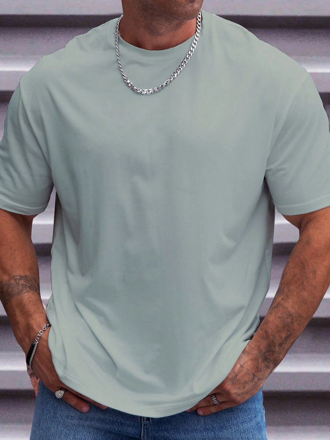 Tricou SHEIN, gri