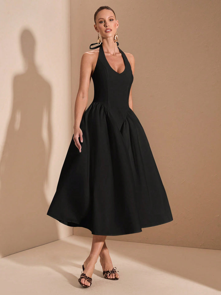 Rochie midi SHEIN, negru