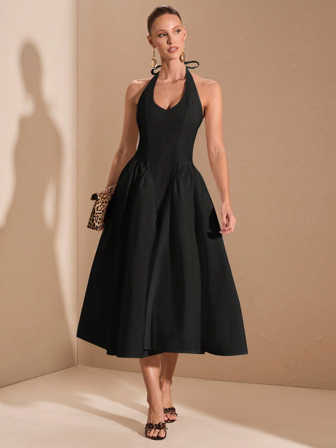 Rochie midi SHEIN, negru