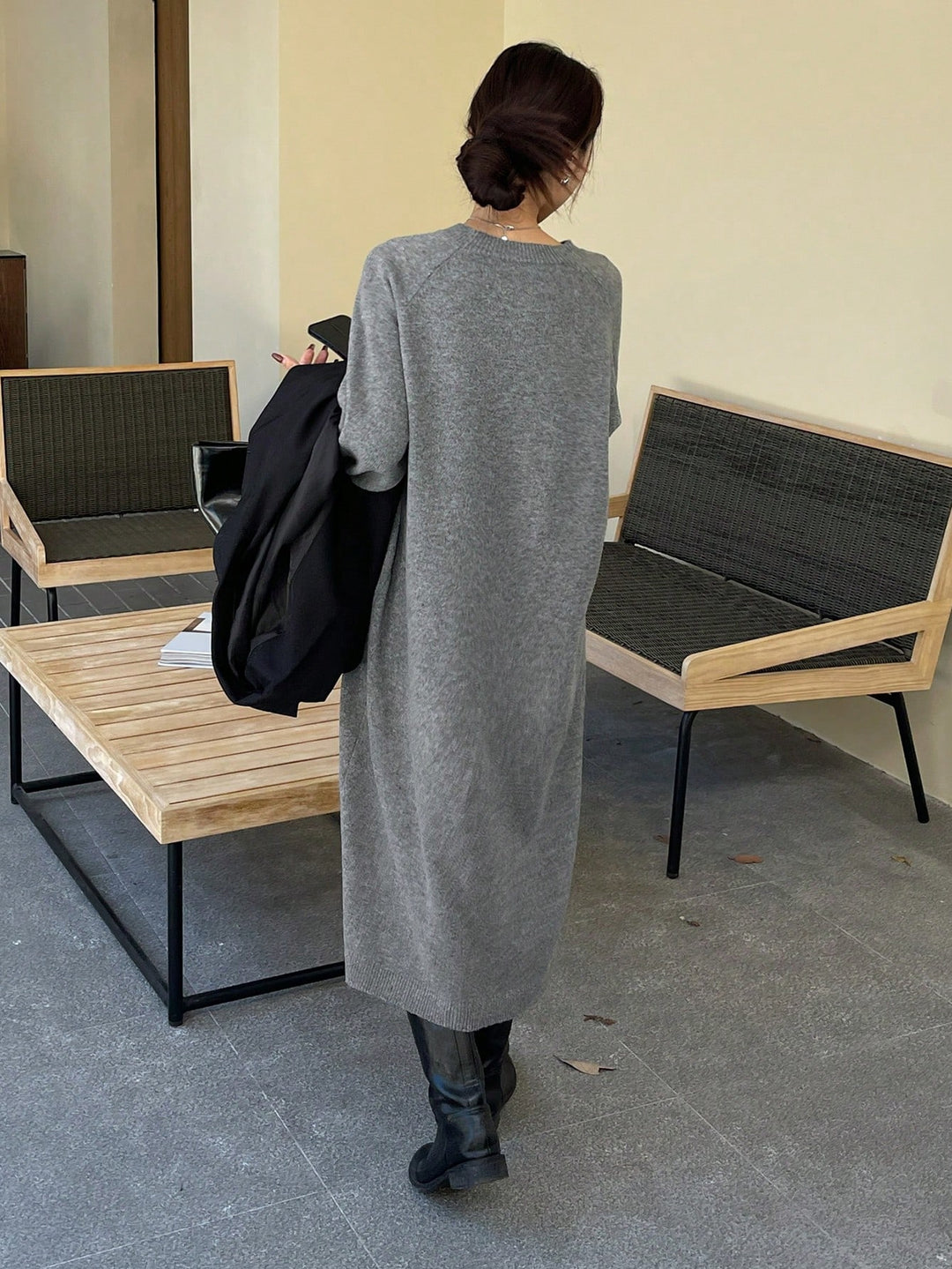 Rochie SHEIN, gri