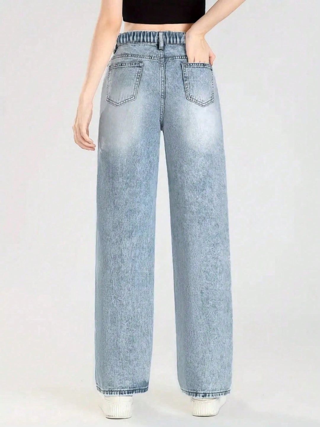 Jeans SHEIN, albastru