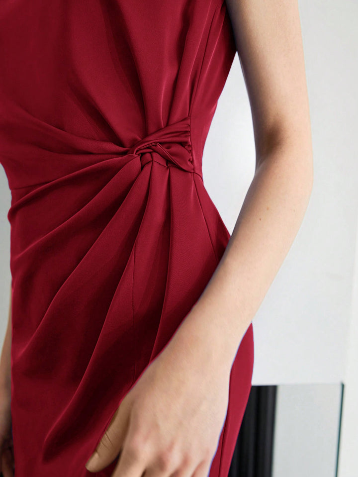 Rochie midi SHEIN, roșu