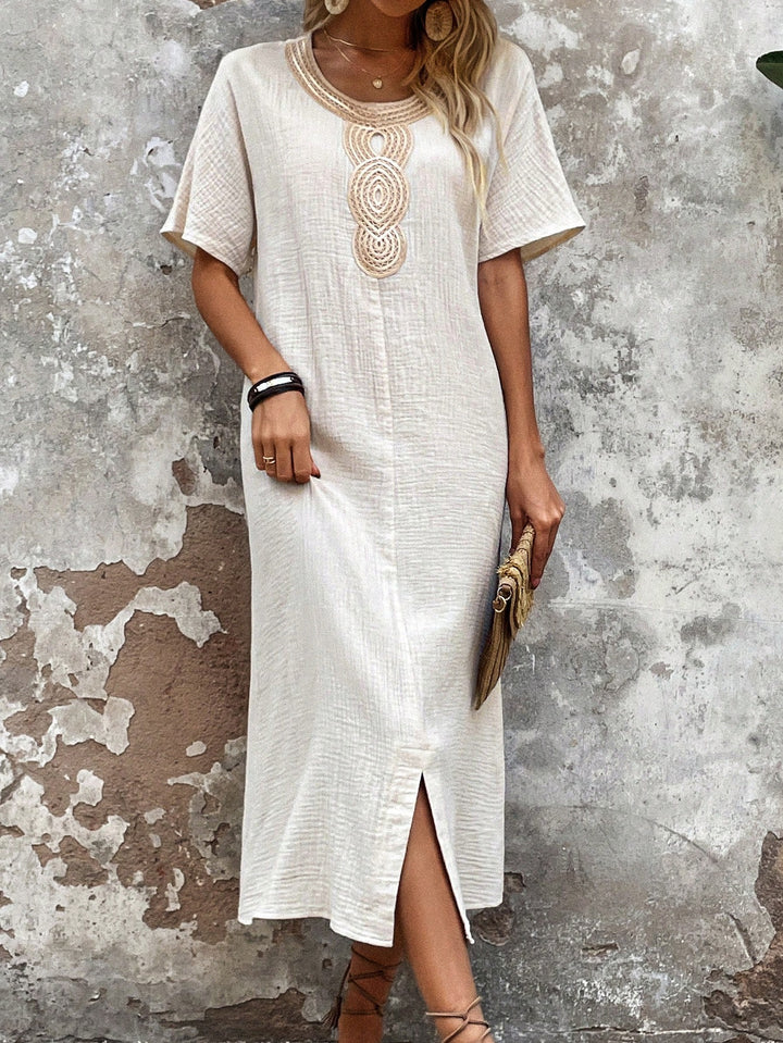 Rochie midi SHEIN, bej