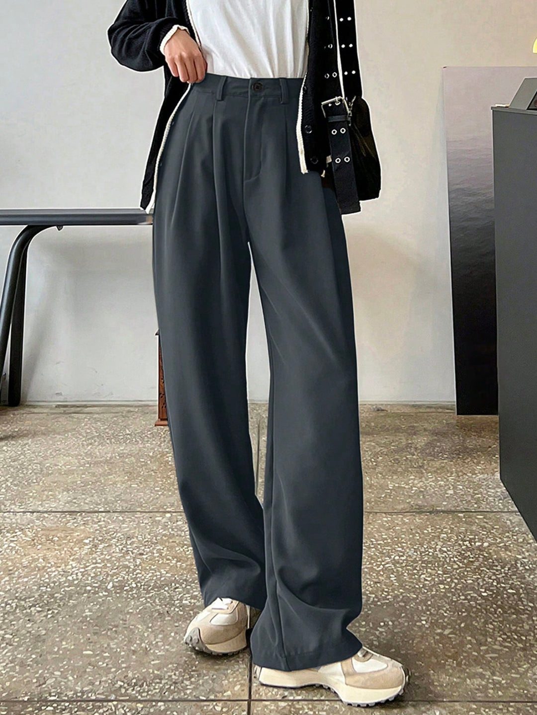 Pantaloni SHEIN, gri