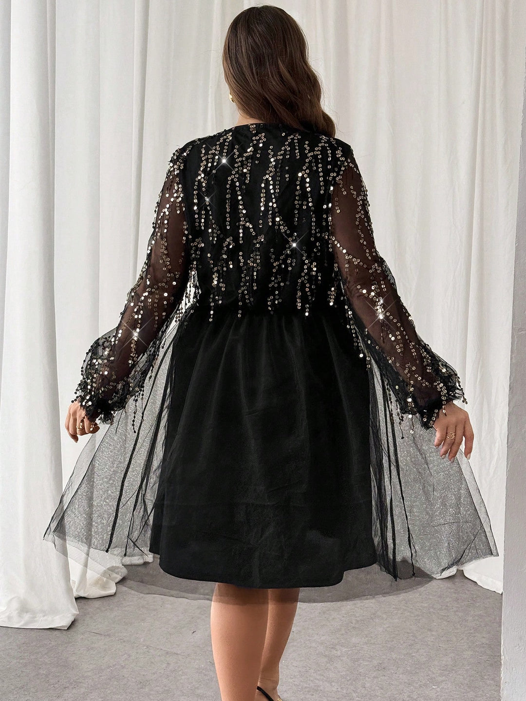 Rochie de ocazie SHEIN, negru