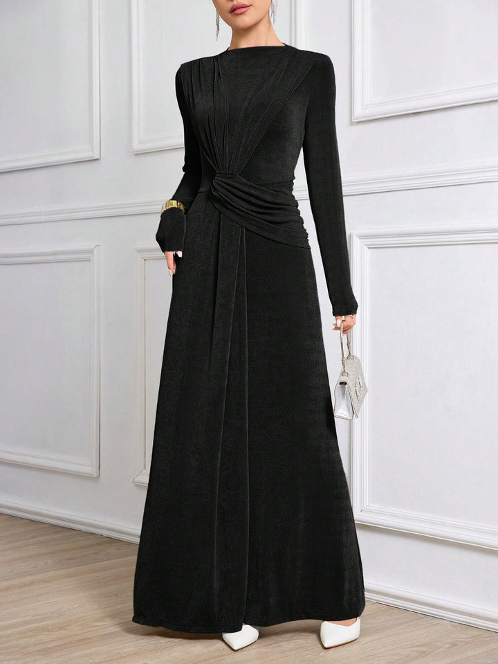 SHEIN maxi ruha, fekete
