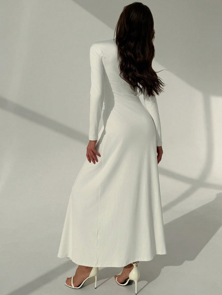 SHEIN Maxi ruha, fehér